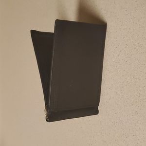 Leather money clip wallet